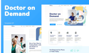 Doctor on Demand – Online Consultations Elementor Template Kit | Srmehranclub