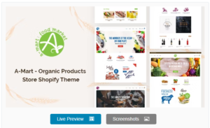 Download A-Mart - Organic Products Store Shopify Theme