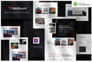 Download AdsBoard – Billboard & Outdoor Advertising Agency Elementor Template Kit