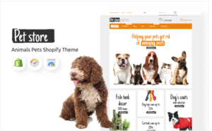 Download Animals and Pets Care eCommerce Shopify Theme