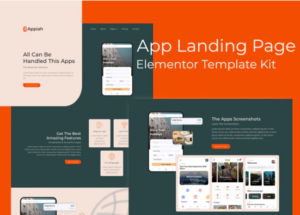 Download Appiah - App Landing Page Elementor Template Kit