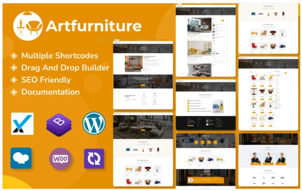 Download Artfurniture - Furniture WooCommerce WordPress Theme