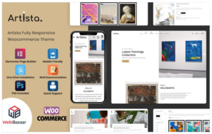 Download Artista - Art Gallery WooCommerce Theme