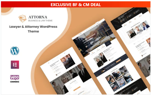 Download Attorna - Law, Lawyer, and Attorney WordPress Theme