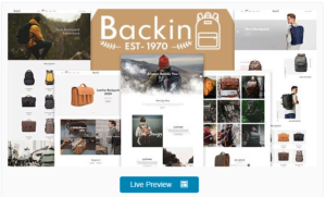 Download Backin - Bags And Backpack Modern Shopify Theme