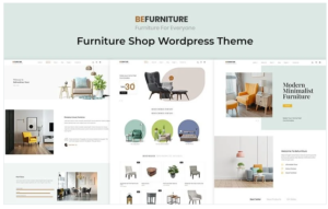 Download Befurniture - Furniture Shop FREE WooCommerce WordPress Theme