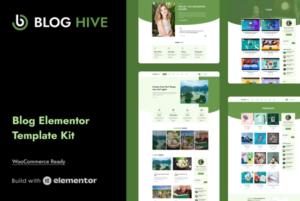 Download Blog Hive - Personal Blog Elementor Template Kit