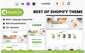Download Books Comics–Book Store Premium Responsive Shopify 2.0 Theme