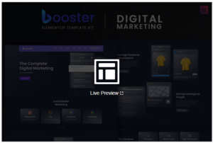 Download Booster - Digital Marketing Elementor Template Kit