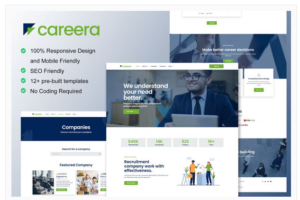 Download Careera - Recruitment Agency Elementor Template Kit