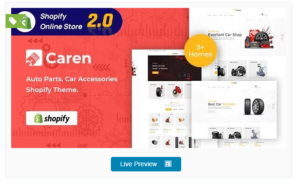 Download Caren - Auto Parts, Car Accessories Shopify Theme