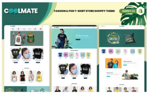 Download Coolmate - Fashion & POD T-Shirt Store Shopify Theme