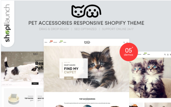 Download CwPet - Pet Shop Responsive Shopify Theme