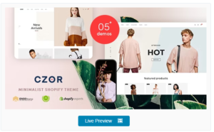 Download CZOR - Minimalist Shopify Theme