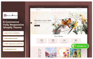 Download Delicate-Artian Premium Art and Painting Shopify 2.0 Theme