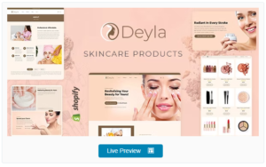 Download Deyla - Skincare Shopify Store