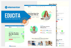 Download Educita - Education Elementor Template Kit