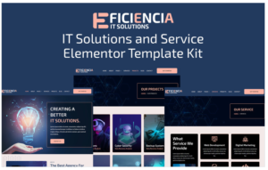 Download Eficiencia - IT Solutions and Service Elementor Template Kit
