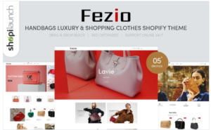 Download Fezio - Handbags & Shopping Clothes Shopify Theme