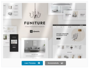 Download Funiture - Furniture Shop Elementor Template Kit