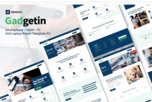 Download Gadgetin - Smartphone & Computer Repair Elementor Template Kit