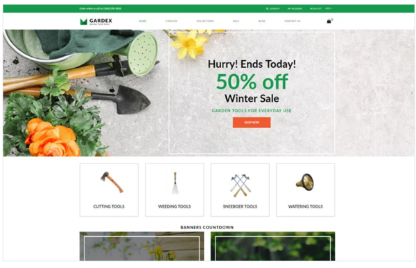 Download Gardex - Gardening Clean Shopify Theme