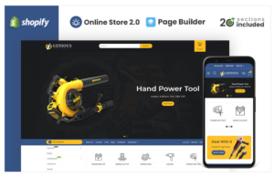 Download Genious Power Tools Store Shopify Theme
