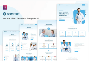 Download Gomedic - Medical Elementor Template Kit