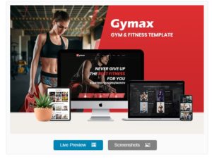Download Gymax - Gym & Fitness Elementor Template Kit