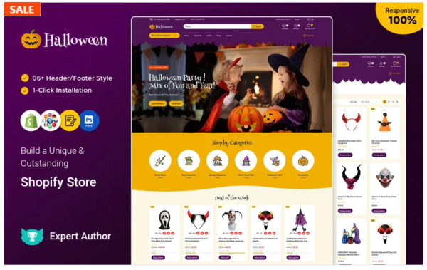 Download Halloween - Halloween party, Gift and Christmas Shopify theme