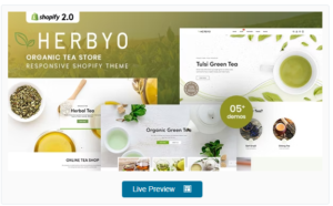 Download Herbyo - Organic Tea Store Shopify Theme