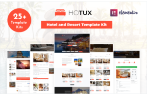 Download Hotux - Hotel and Resort Elementor Template Kit
