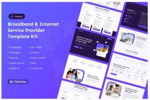 Download Inexus | Broadband & Internet Service Provider Elementor Template Kit