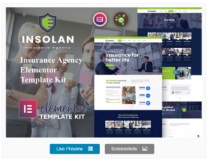Download Insolan - Insurance Agency Elementor Template Kit
