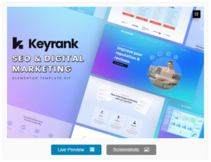 Download Keyrank - SEO & Digital Marketing Agency Template Kit