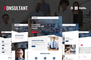 Download Konsultant - Consultancy Firm Elementor Template Kit