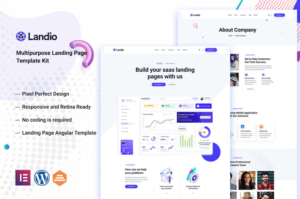 Download Landio - Multipurpose Elementor Template Kit