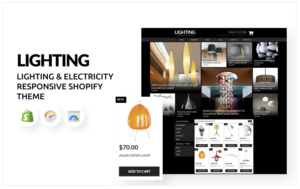 Download Lighting & Electricity Store Responsive Shopify Theme
