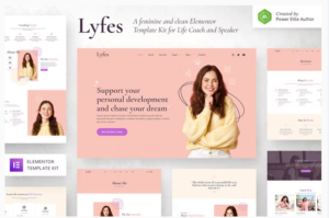 Download Lyfes – Feminine Life Coach & Speaker Elementor Template Kit