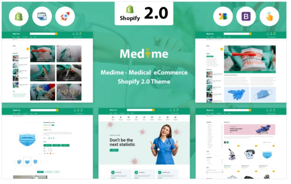 Download Medime - Medical Shopify 2.0 Theme