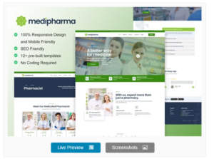 Download MediPharma - Pharmacy & Medical Elementor Template Kit