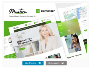 Download Mentora - Personal Coach Elementor Template Kit