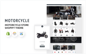 Download Motorcycle Store and Bikes eCommerce Shopify Theme