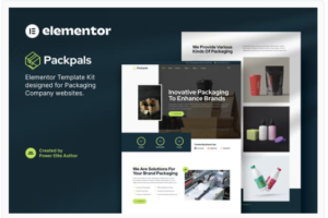 Download Packpals – Packaging Company Elementor Template Kit
