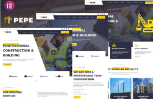 Download Pepe - Building & Construction Business Services Elementor Template Kit