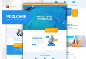 Download Poolcare - Swimming Pool Service & Maintenance Elementor Template Kit