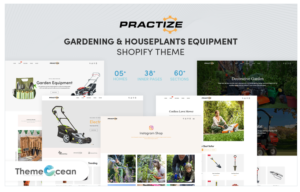 Download Practize - Gardening & Houseplants Equipment Shopify Theme