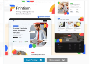 Download Printism - Printing and Design Service Elementor Template Kit