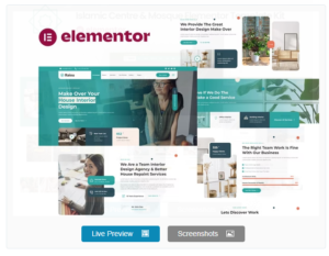 Download Raiou - Home Interior Design Elementor Template Kit