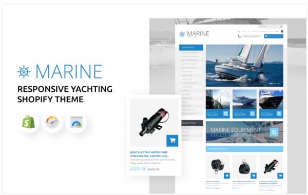 Download Responsive Yachting Shopify Theme